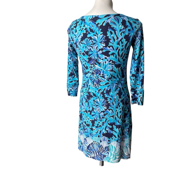 Lilly Pulitzer UPF 50+ Sophie Dress Bright Navy, Sz S - Picture 6 of 13